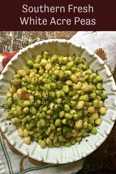 White Acre Peas (2 lb initial minimum order)